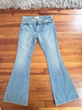 Current/Elliott Light Blue Flare Jeans